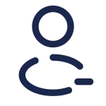 User Minus Rounded SVG Icon